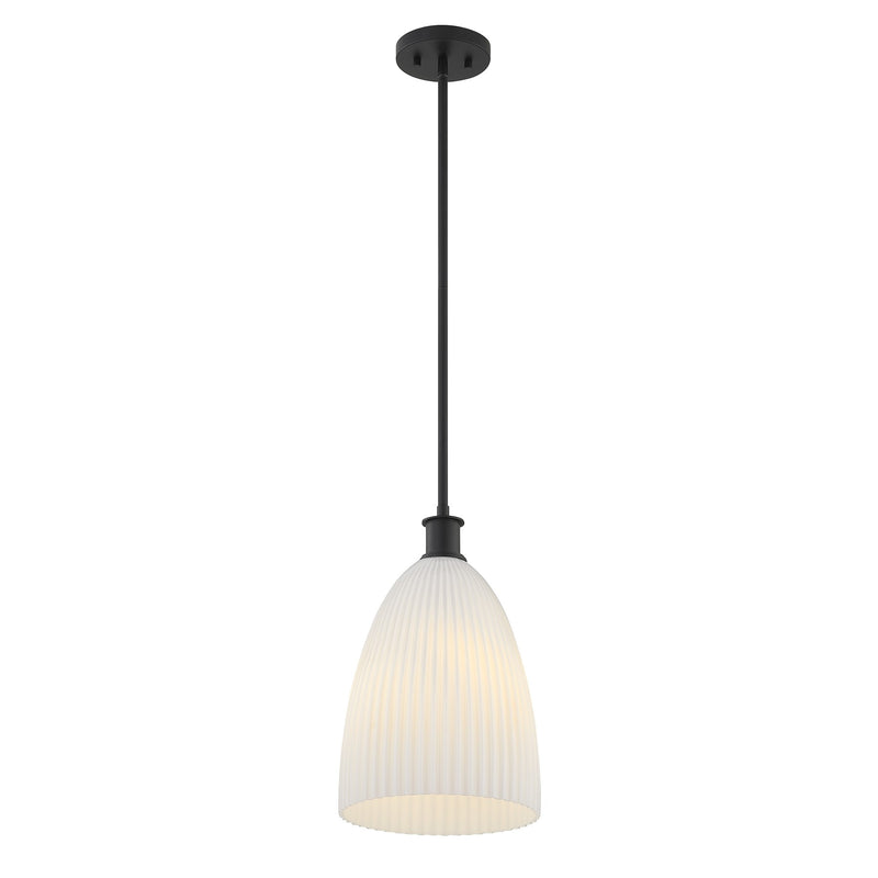 Savoy House 7-1244-1-89 One Light Pendant, Matte Black (3)