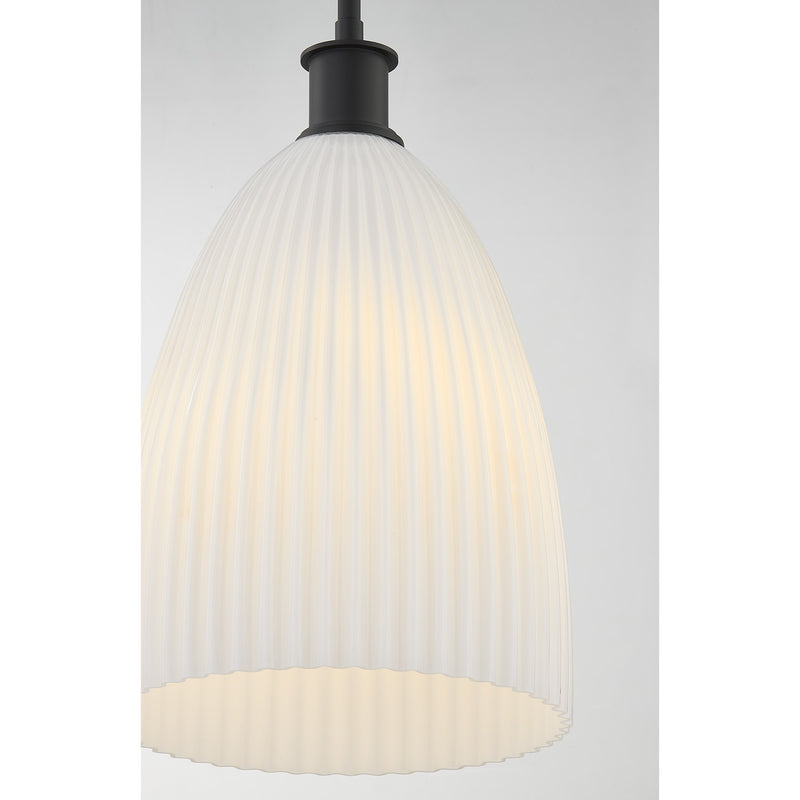 Savoy House 7-1244-1-89 One Light Pendant, Matte Black (6)