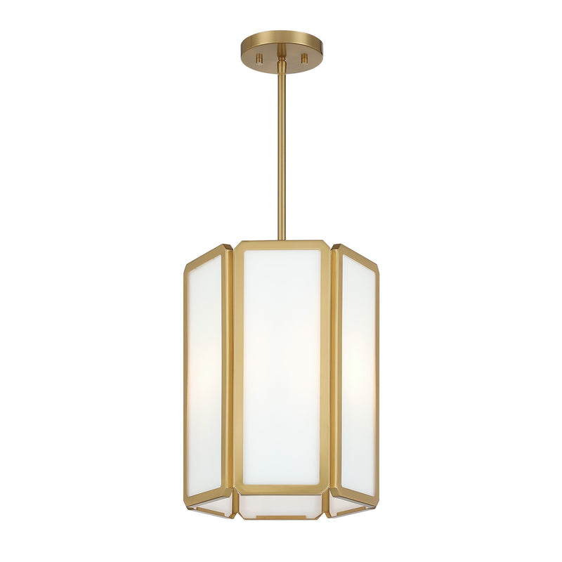 Savoy House 7-1700-3-322 Three Light Pendant, Warm Brass (3)