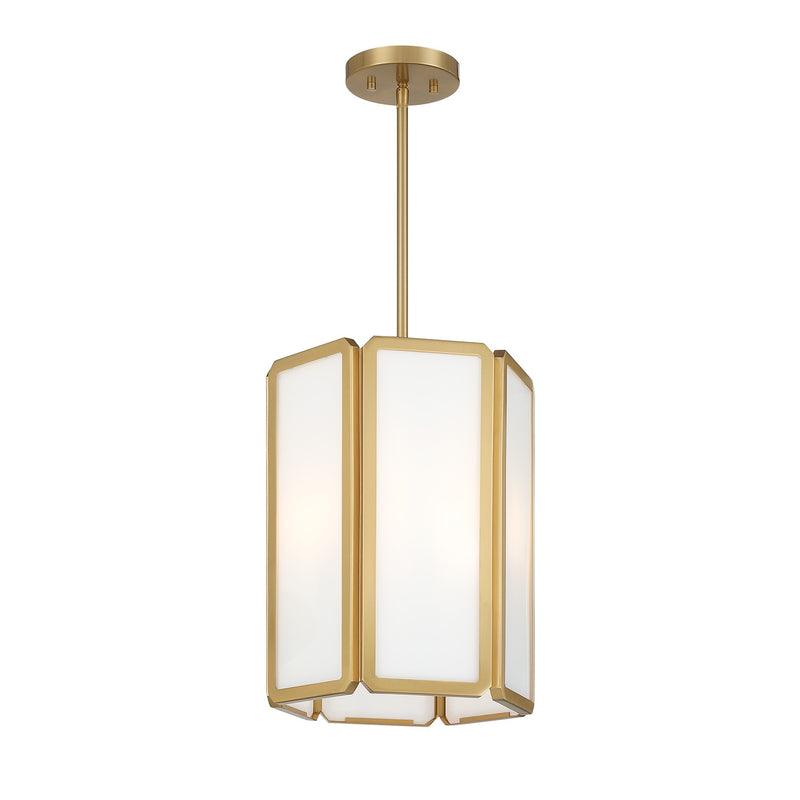 Savoy House 7-1700-3-322 Three Light Pendant, Warm Brass (5)