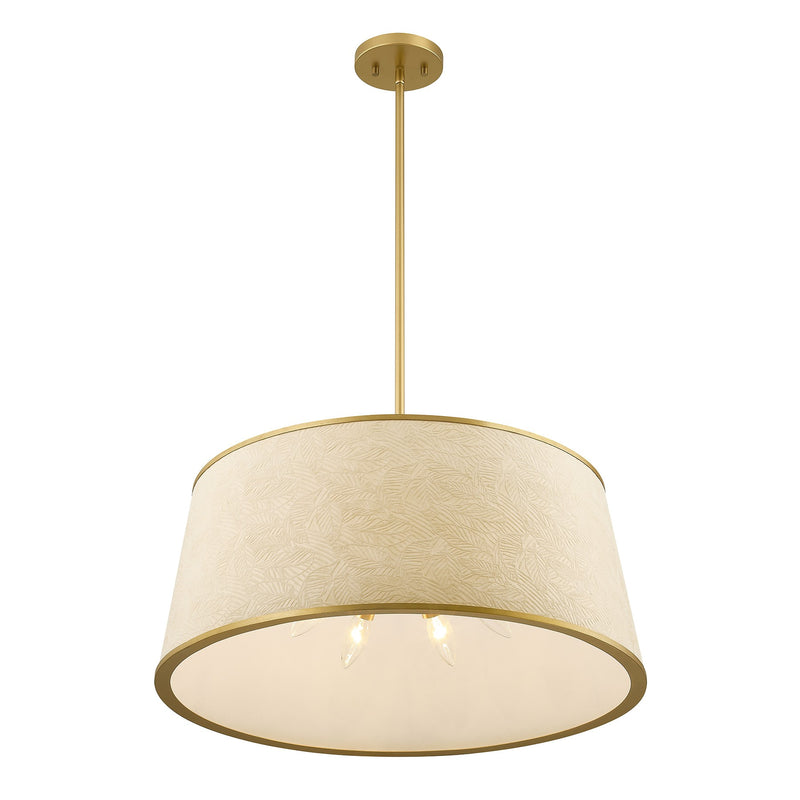 Savoy House 7-2044-6-328 Six Light Pendant, Spun Gold (4)