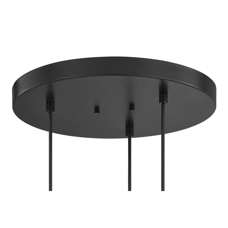 Savoy House 7-2805-3-89 Three Light Pendant, Matte Black (5)