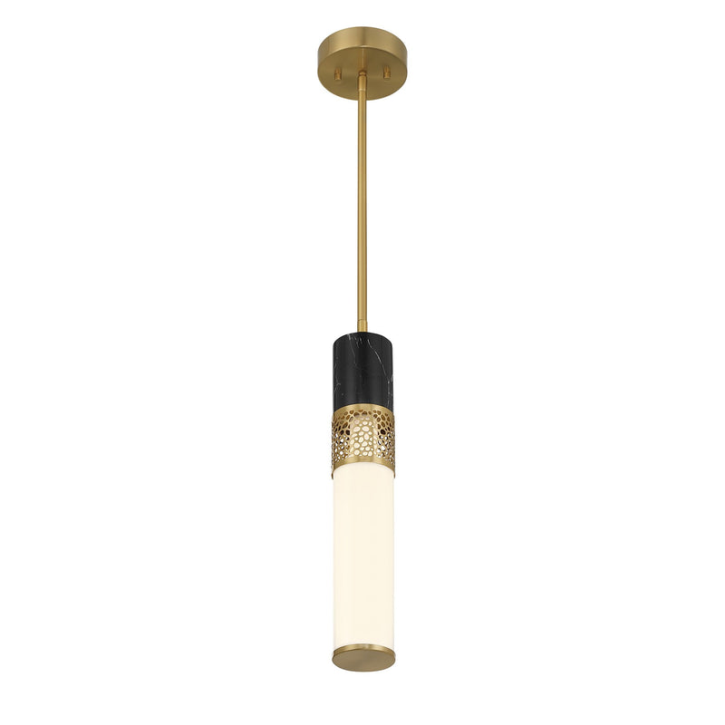 Savoy House 7-2916-1-322 LED Pendant, Warm Brass (4)