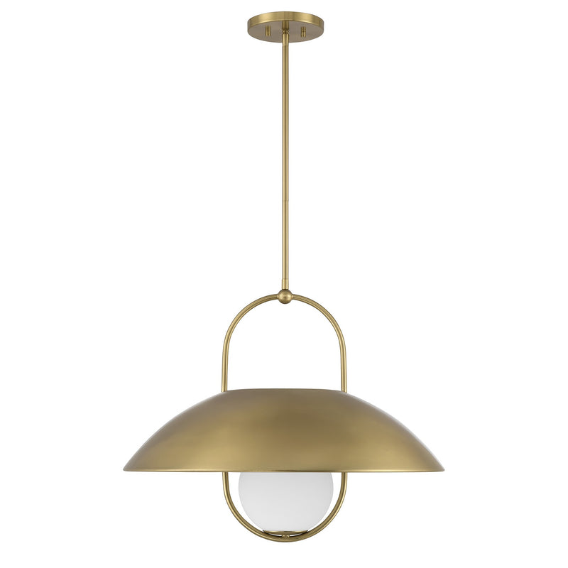 Savoy House 7-3070-1-322 One Light Pendant, Warm Brass (2)