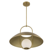 Savoy House 7-3070-1-322 One Light Pendant, Warm Brass (4)