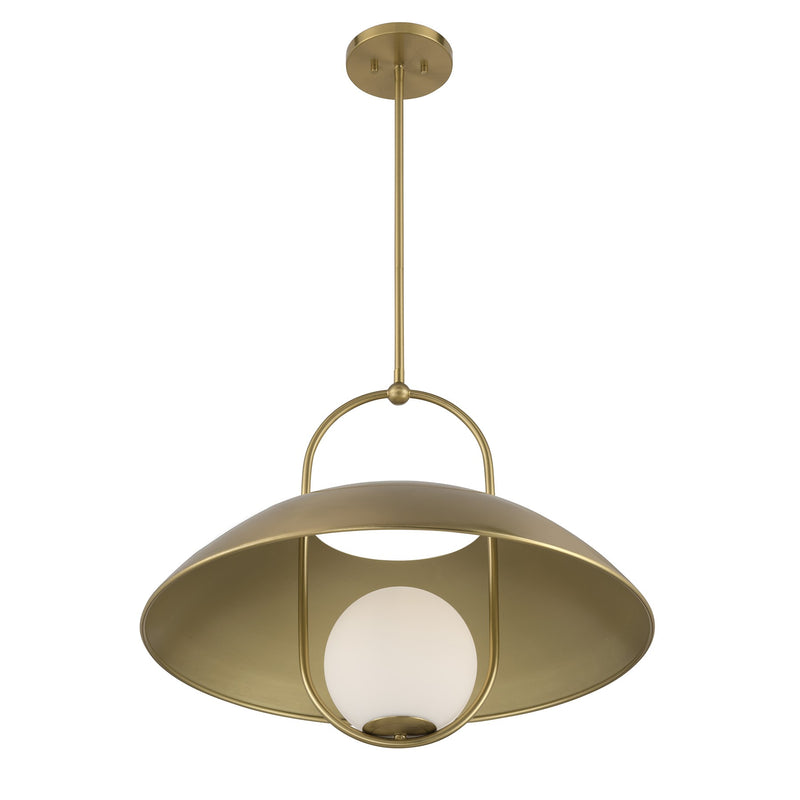 Savoy House 7-3070-1-322 One Light Pendant, Warm Brass (4)