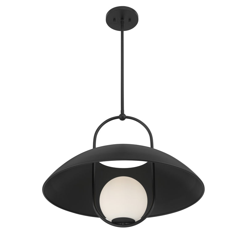 Savoy House 7-3070-1-89 One Light Pendant, Matte Black (4)