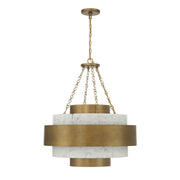 Savoy House 7-3091-6-339 Six Light Pendant, Antique Patina (2)
