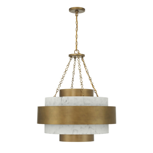 Savoy House 7-3091-6-339 Six Light Pendant, Antique Patina (2)