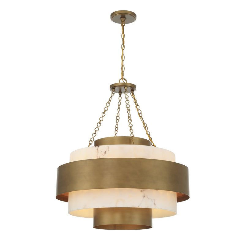 Savoy House 7-3091-6-339 Six Light Pendant, Antique Patina (3)