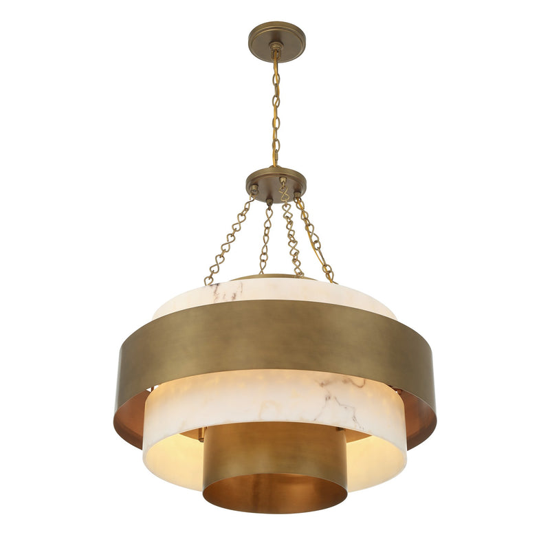 Savoy House 7-3091-6-339 Six Light Pendant, Antique Patina (4)