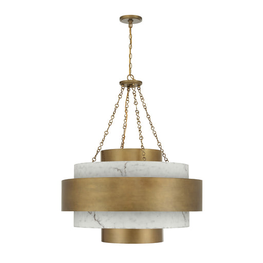 Savoy House 7-3092-8-339 Eight Light Pendant, Antique Patina (2)