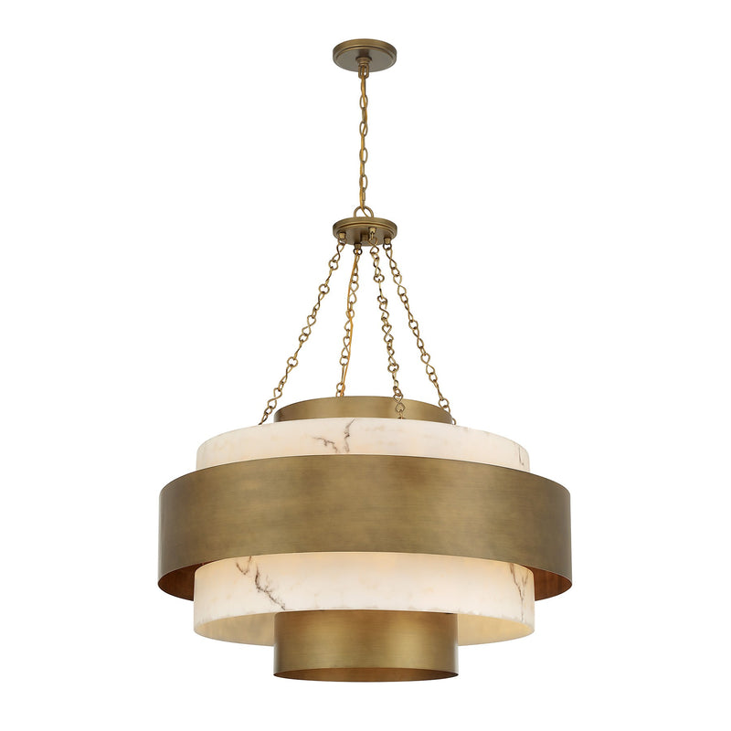 Savoy House 7-3092-8-339 Eight Light Pendant, Antique Patina (3)
