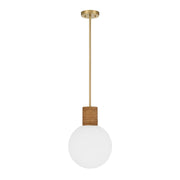 Savoy House 7-4082-1-322 One Light Pendant, Warm Brass (2)