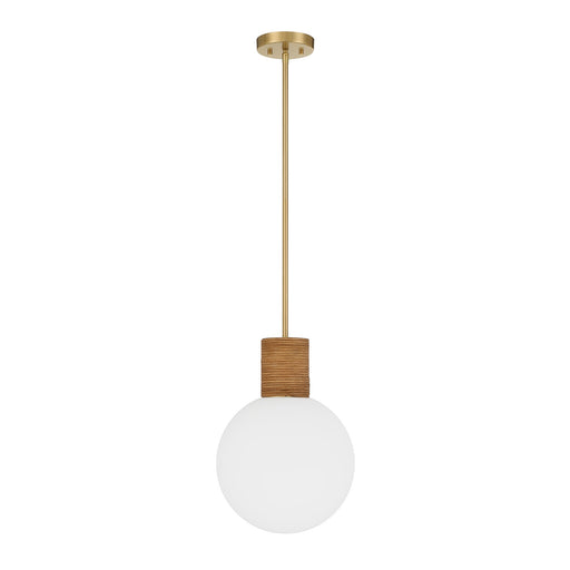 Savoy House 7-4082-1-322 One Light Pendant, Warm Brass (2)