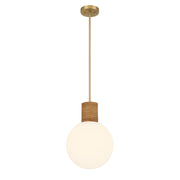 Savoy House 7-4082-1-322 One Light Pendant, Warm Brass (3)