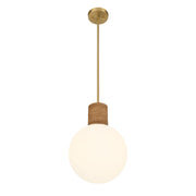 Savoy House 7-4082-1-322 One Light Pendant, Warm Brass (4)