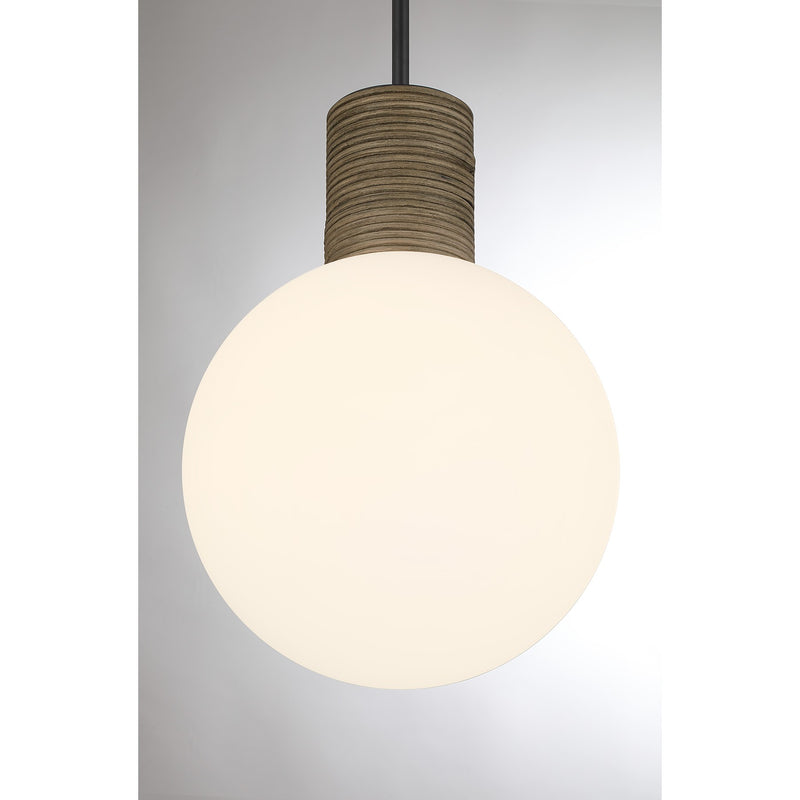 Savoy House 7-4082-1-89 One Light Pendant, Matte Black (5)
