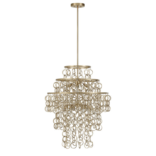 Savoy House 7-4902-9-127 Nine Light Pendant, Noble Brass (2)