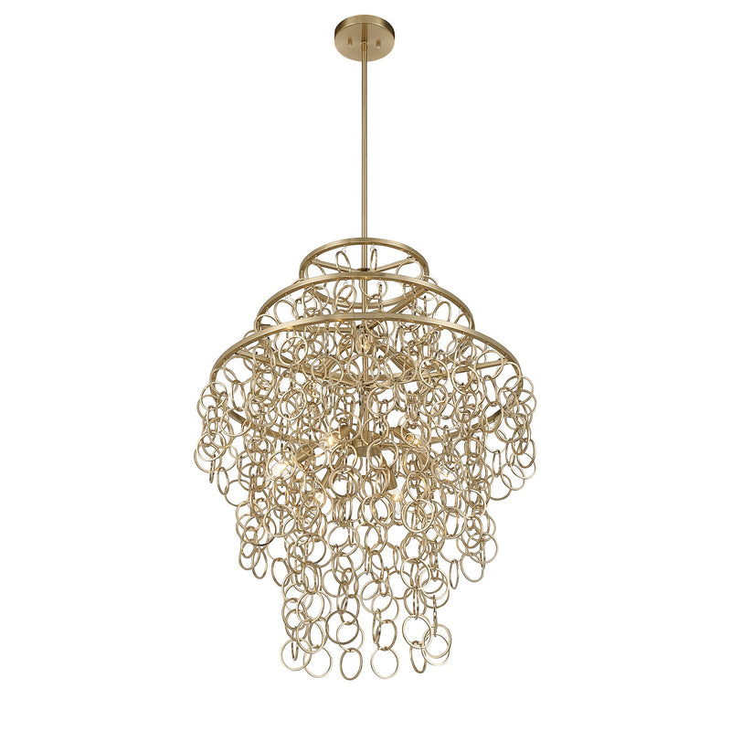 Savoy House 7-4902-9-127 Nine Light Pendant, Noble Brass (4)