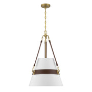 Savoy House 7-5627-3-322 Three Light Pendant, Warm Brass (2)