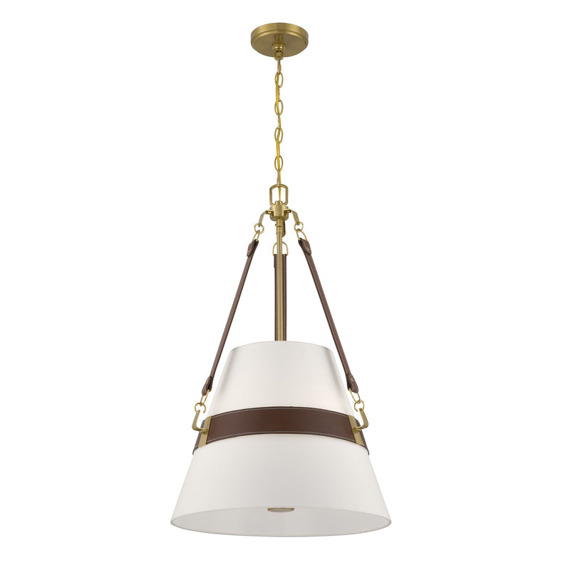 Savoy House 7-5627-3-322 Three Light Pendant, Warm Brass (3)