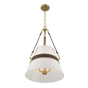 Savoy House 7-5627-3-322 Three Light Pendant, Warm Brass (4)
