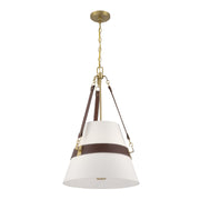 Savoy House 7-5627-3-322 Three Light Pendant, Warm Brass (5)