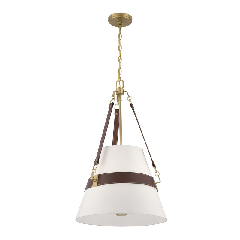 Savoy House 7-5627-3-322 Three Light Pendant, Warm Brass (5)