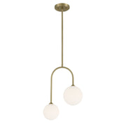 Savoy House 7-5981-2-127 Two Light Pendant, Noble Brass (3)