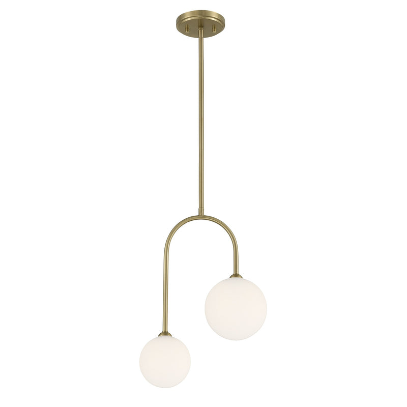 Savoy House 7-5981-2-127 Two Light Pendant, Noble Brass (3)