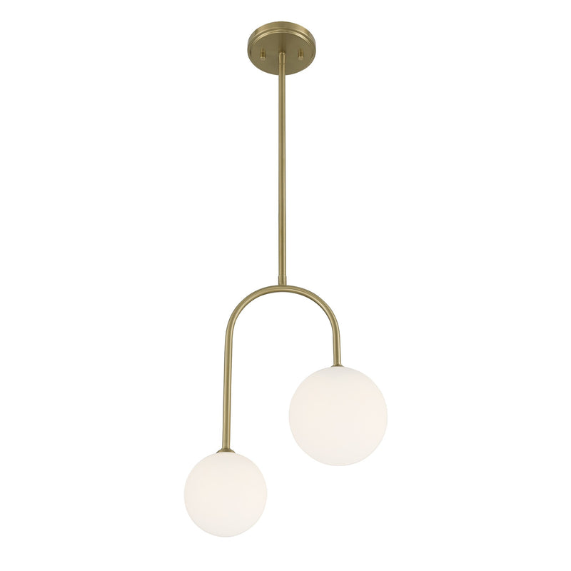 Savoy House 7-5981-2-127 Two Light Pendant, Noble Brass (4)
