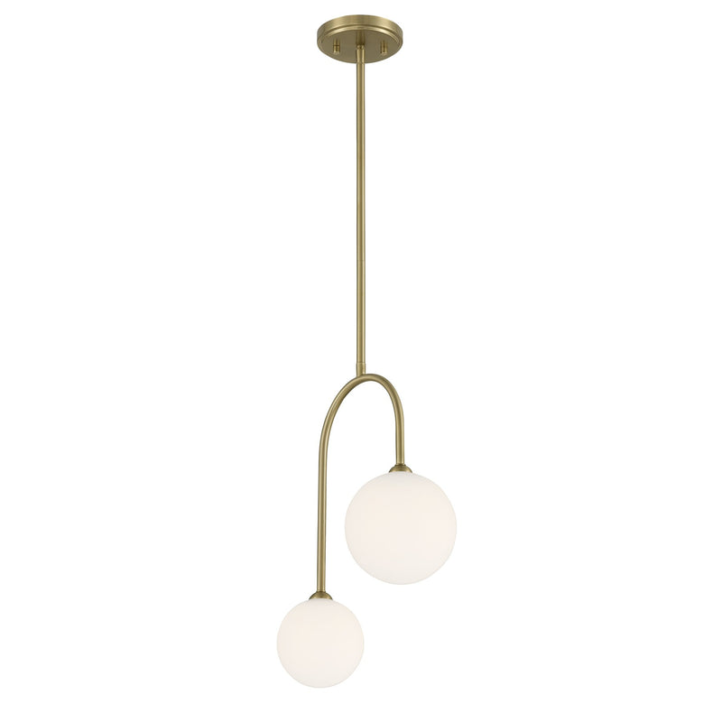 Savoy House 7-5981-2-127 Two Light Pendant, Noble Brass (5)
