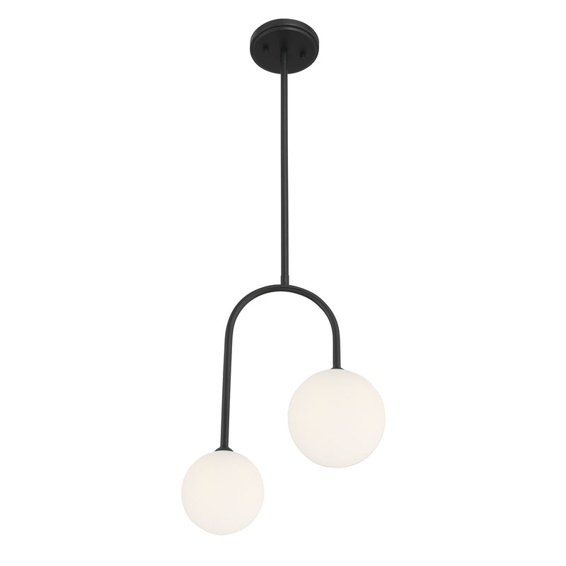 Savoy House 7-5981-2-89 Two Light Pendant, Matte Black (4)