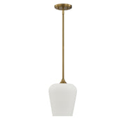 Savoy House 7-6036-1-322 One Light Pendant, Warm Brass (2)