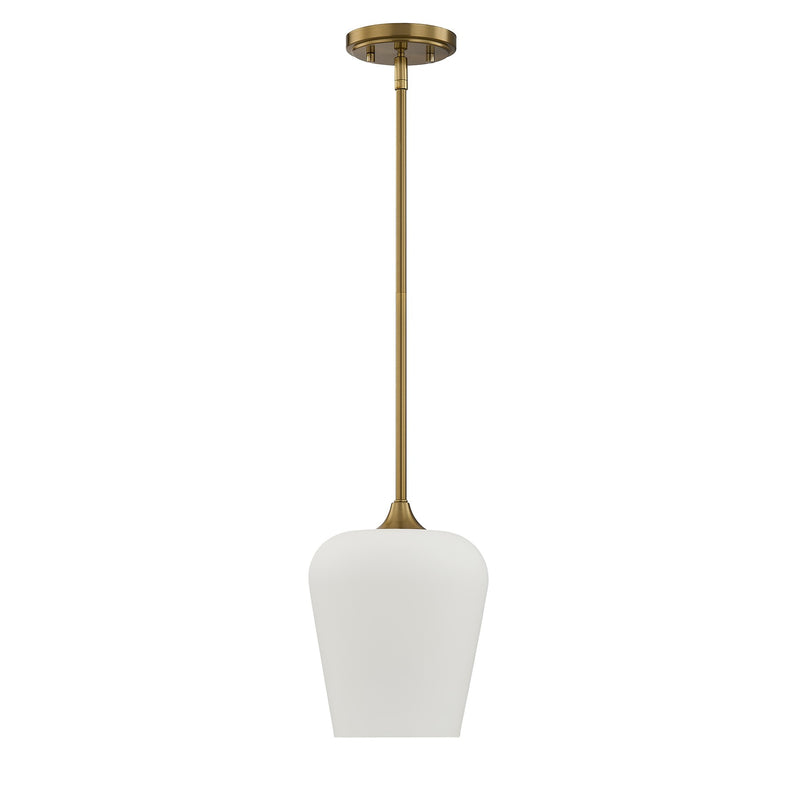 Savoy House 7-6036-1-322 One Light Pendant, Warm Brass (2)