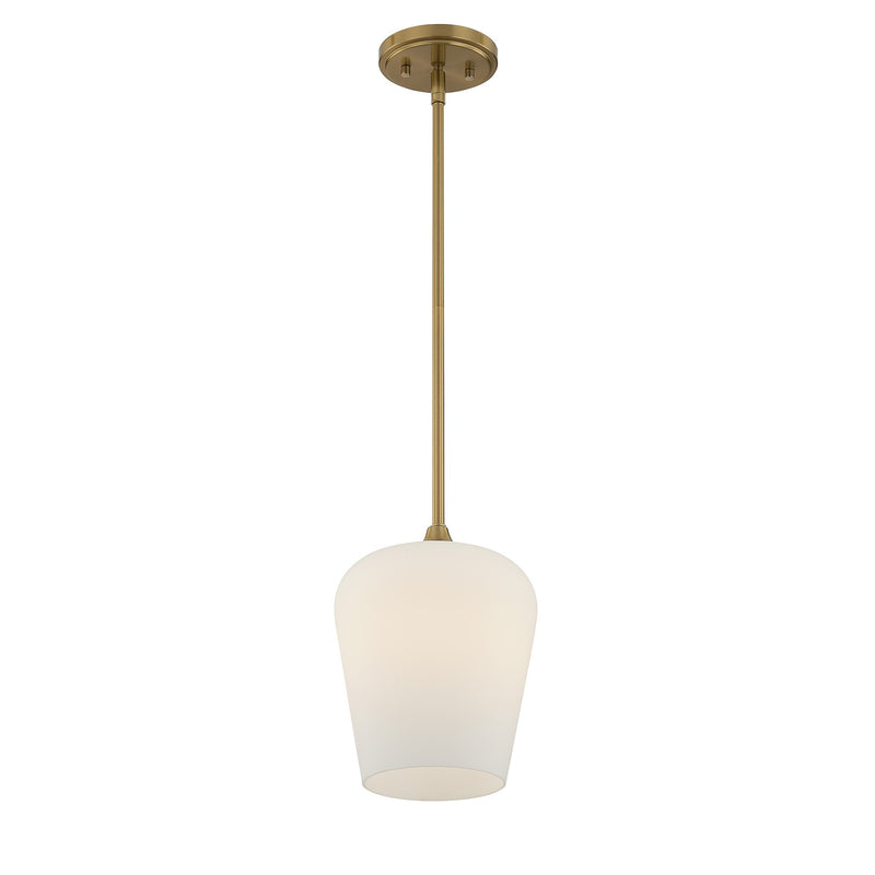 Savoy House 7-6036-1-322 One Light Pendant, Warm Brass (3)