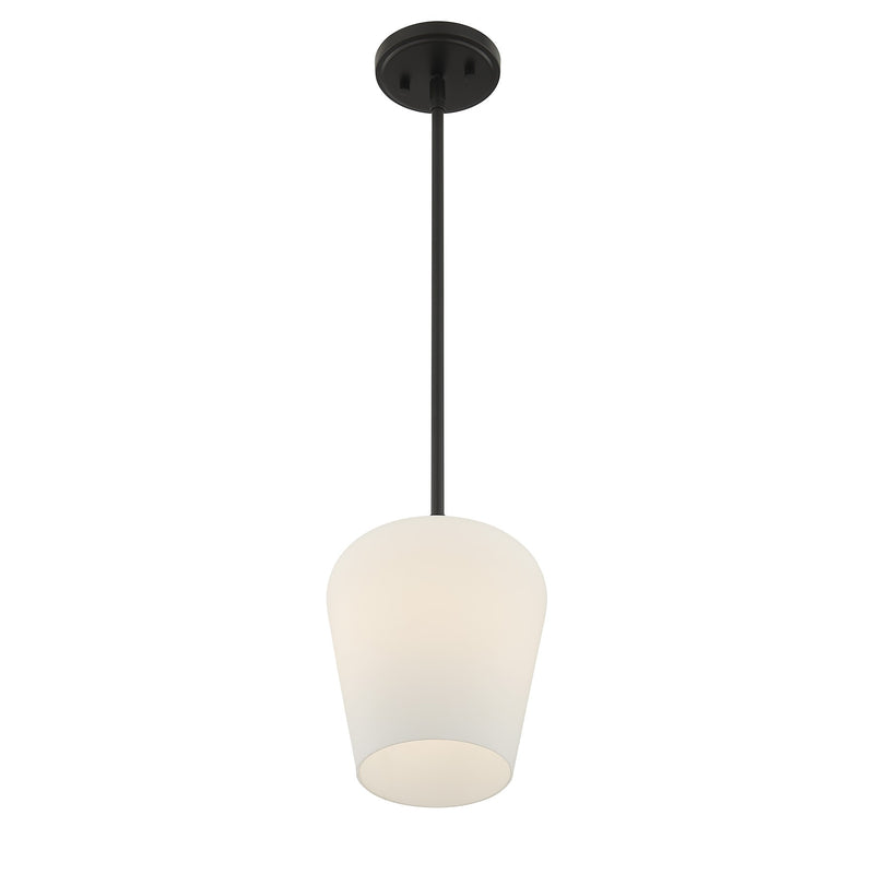 Savoy House 7-6036-1-BK One Light Pendant, Matte Black (4)