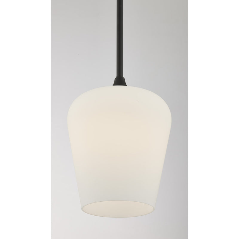 Savoy House 7-6036-1-BK One Light Pendant, Matte Black (6)
