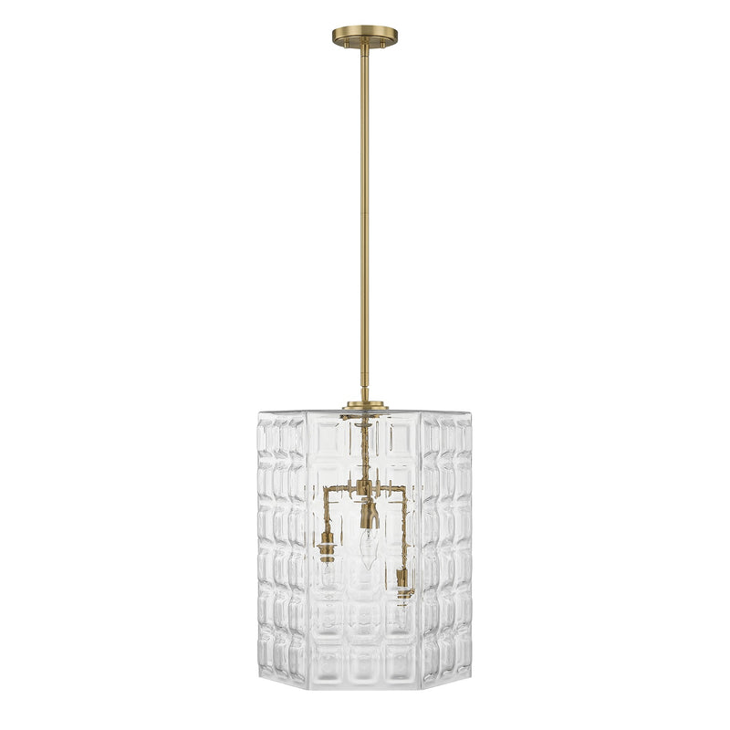 Savoy House 7-6209-3-322 Three Light Pendant, Warm Brass (2)