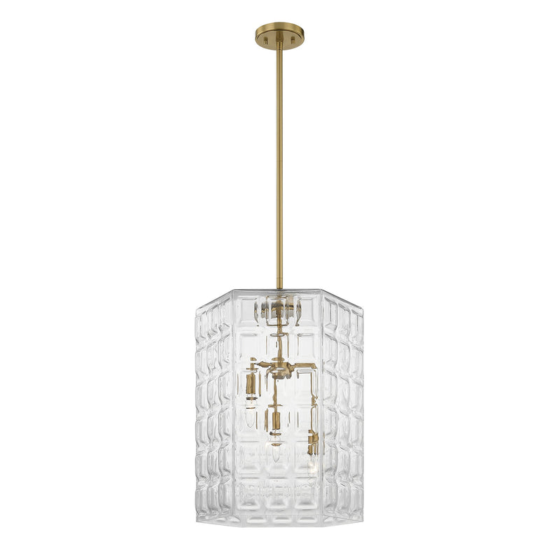 Savoy House 7-6209-3-322 Three Light Pendant, Warm Brass (5)