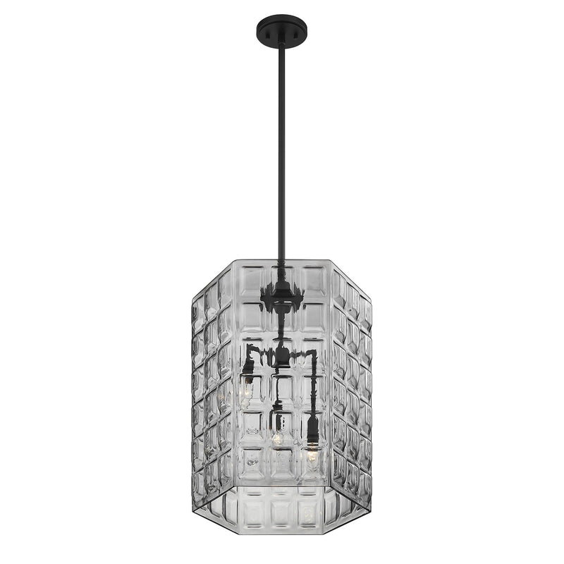 Savoy House 7-6209-3-89 Three Light Pendant, Matte Black (4)