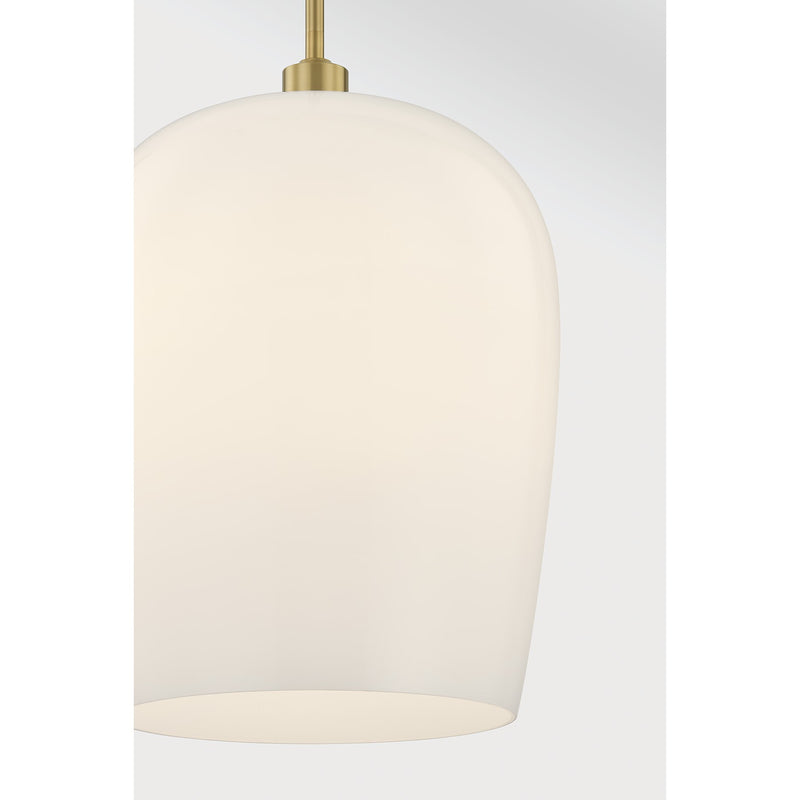 Savoy House 7-7209-1-322 One Light Pendant, Warm Brass (6)