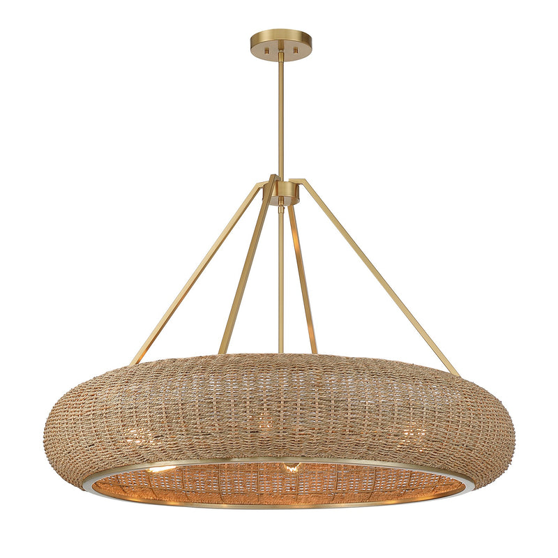 Savoy House 7-8301-6-322 Six Light Pendant, Warm Brass (3)