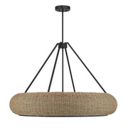 Savoy House 7-8301-6-89 Six Light Pendant, Matte Black (2)