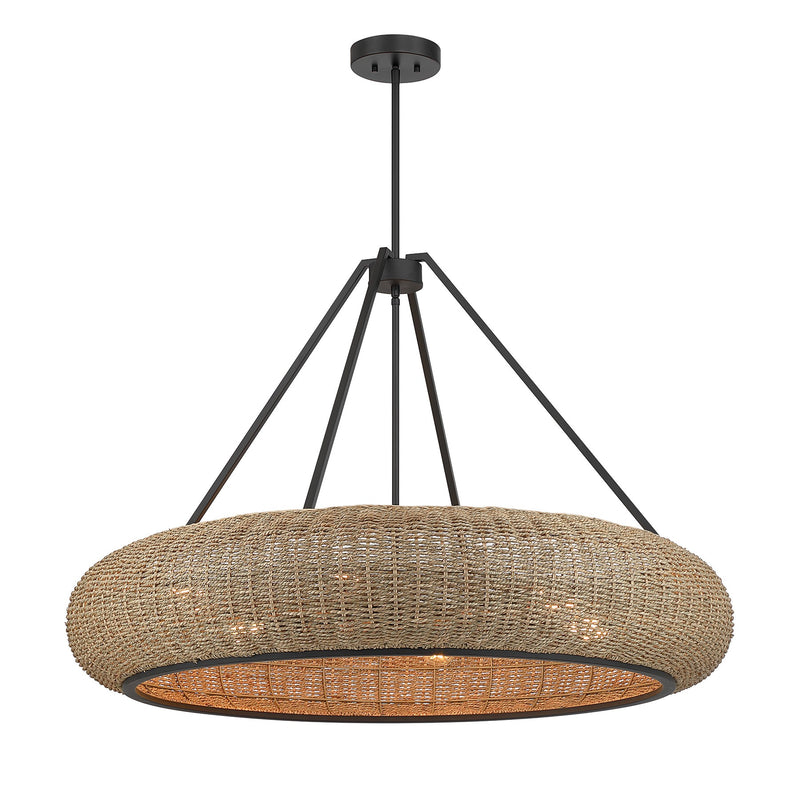 Savoy House 7-8301-6-89 Six Light Pendant, Matte Black (3)