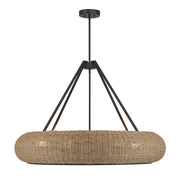 Savoy House 7-8301-6-89 Six Light Pendant, Matte Black (5)