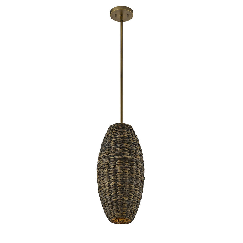 Savoy House 7-8416-1-220 One Light Pendant, Riviera Brass (3)
