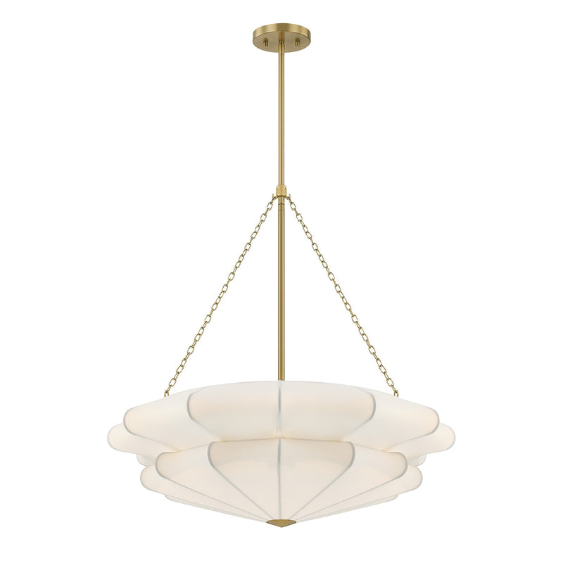 Savoy House 7-9153-3-322 Three Light Pendant, Warm Brass (3)