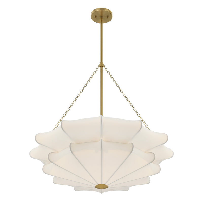 Savoy House 7-9153-3-322 Three Light Pendant, Warm Brass (4)